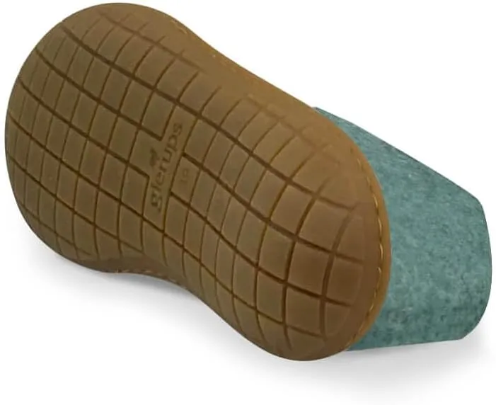 Glerups 100% Gotland Sheep Wool Shoe Slipper with rubber sole - Unisex