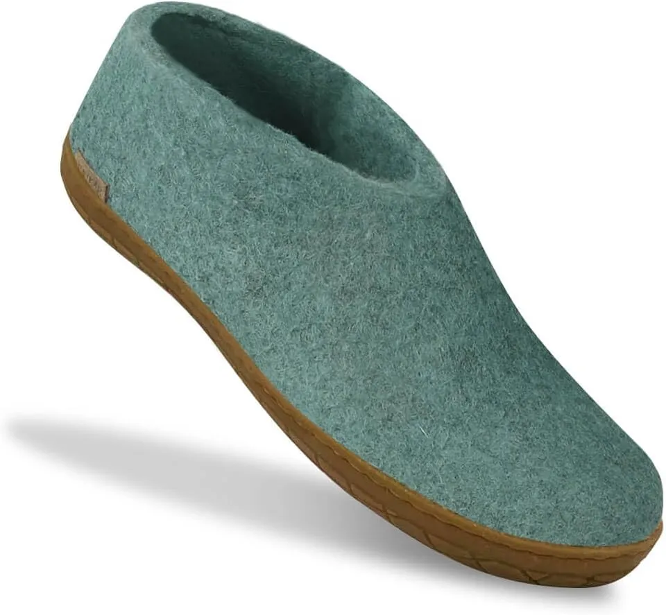 Glerups 100% Gotland Sheep Wool Shoe Slipper with rubber sole - Unisex