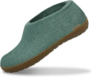 Glerups 100% Gotland Sheep Wool Shoe Slipper with rubber sole - Unisex