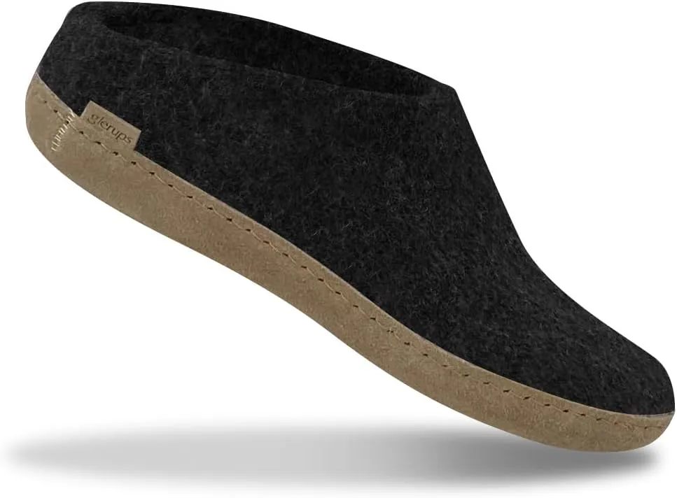 Glerups 100% Gotland Sheep Wool Shoe Slipper with rubber sole - Unisex