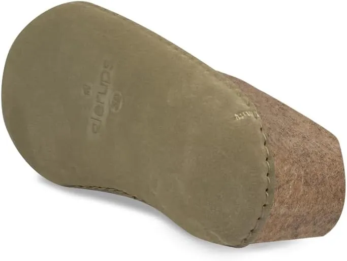 Glerups 100% high quality wool mix Boot Slipper with leather sole - Unisex