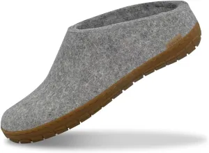 Glerups 100% high quality wool mix Slipper with rubber sole - Unisex Slip-on