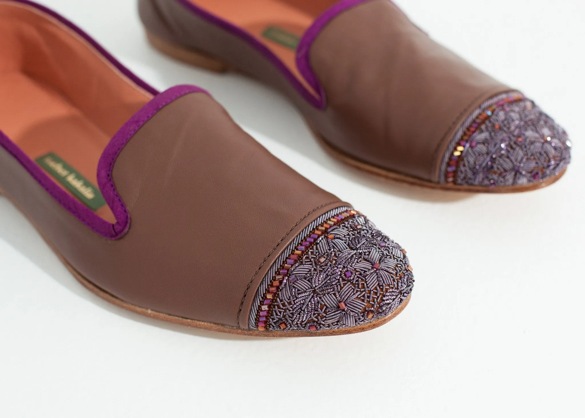 Great deal Bizi Loafer Cap Toe Rose/Aubergine Lightweight in