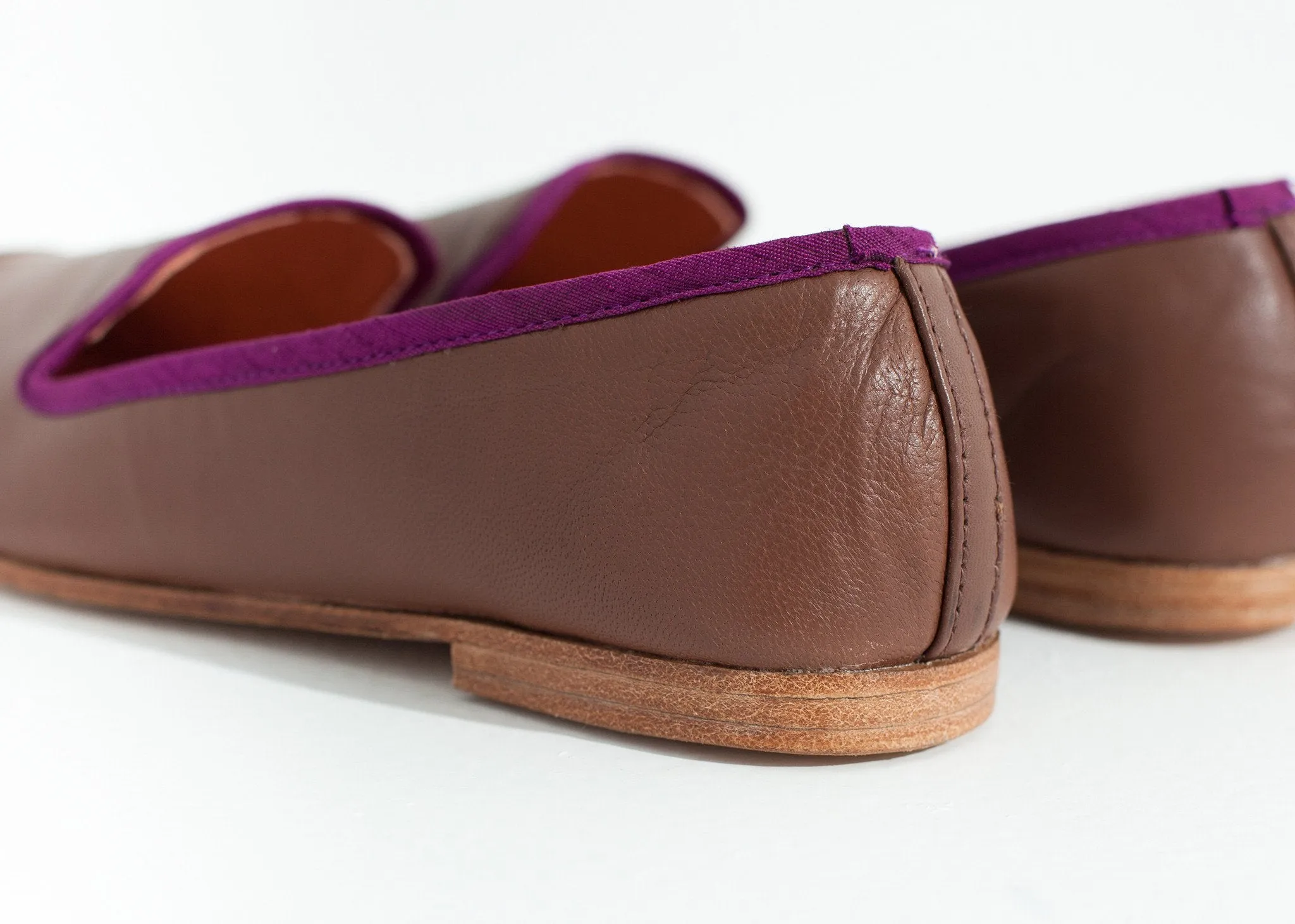 Great deal Bizi Loafer Cap Toe Rose/Aubergine Lightweight in