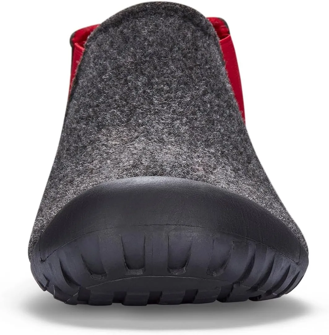Gumbies Brumby Boot Slippers for Indoors and Outdoors, Eco-friendly Felt Uppers, Elasticated Sides, Recycled Rubber Outsoles - Comfort Guaranteed