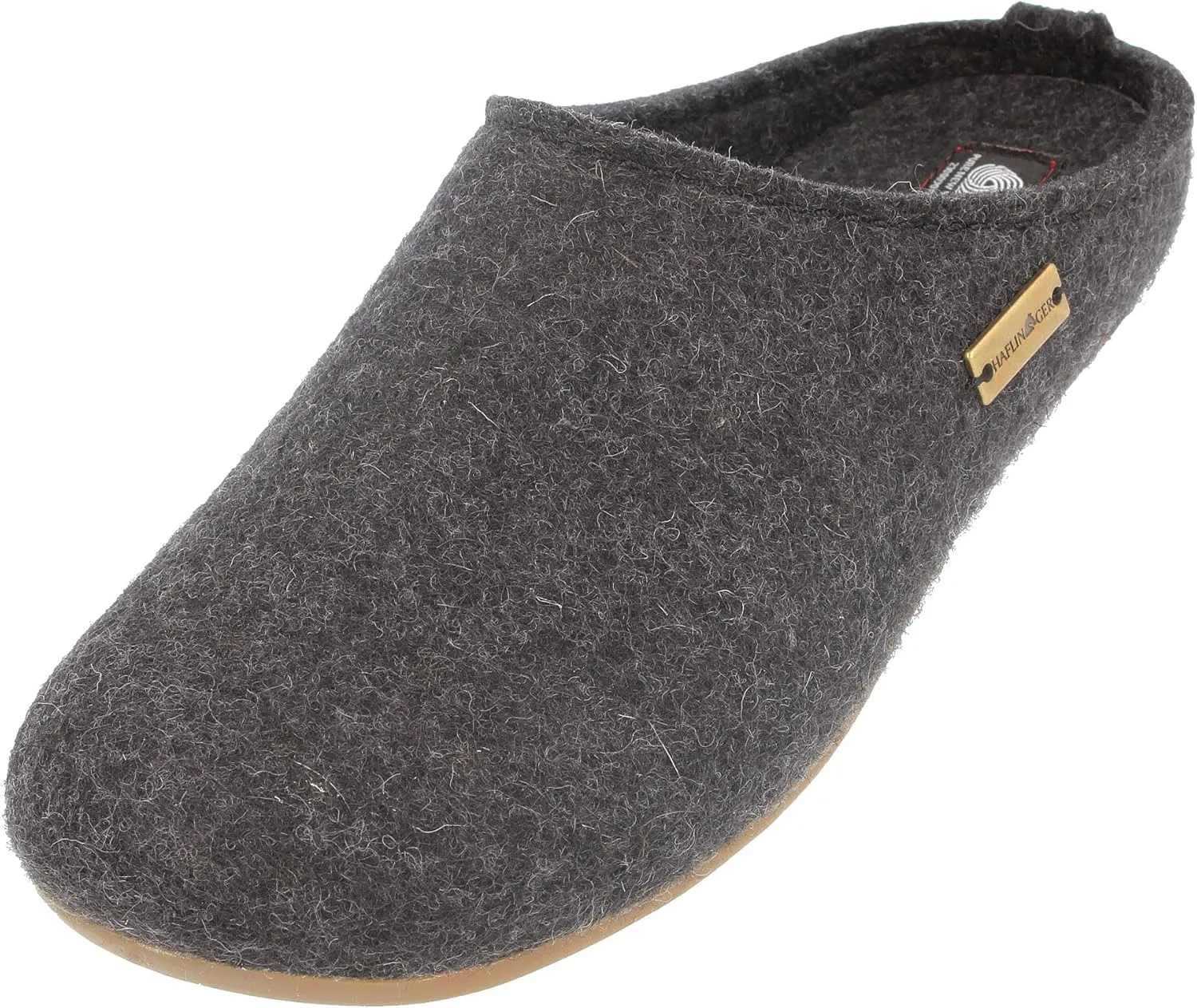 HAFLINGER Unisex Felt Slipper | Everest Fundus, Charcoal