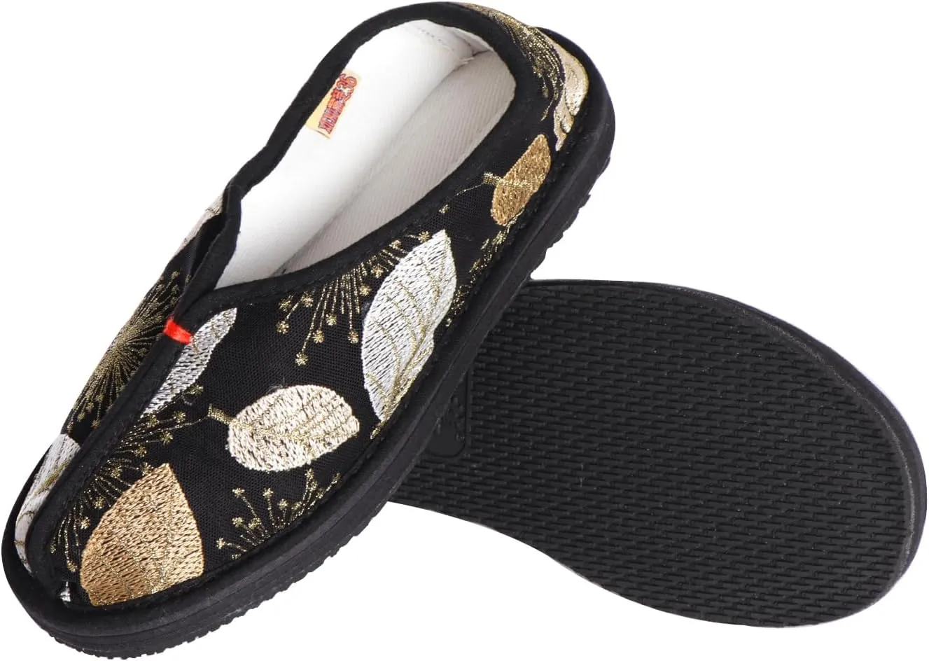 Handmade Thousand-Layer Bottom Old Beijing Embroidered Center Seam Shoes Chinese Style Cloth Shoes Loafer
