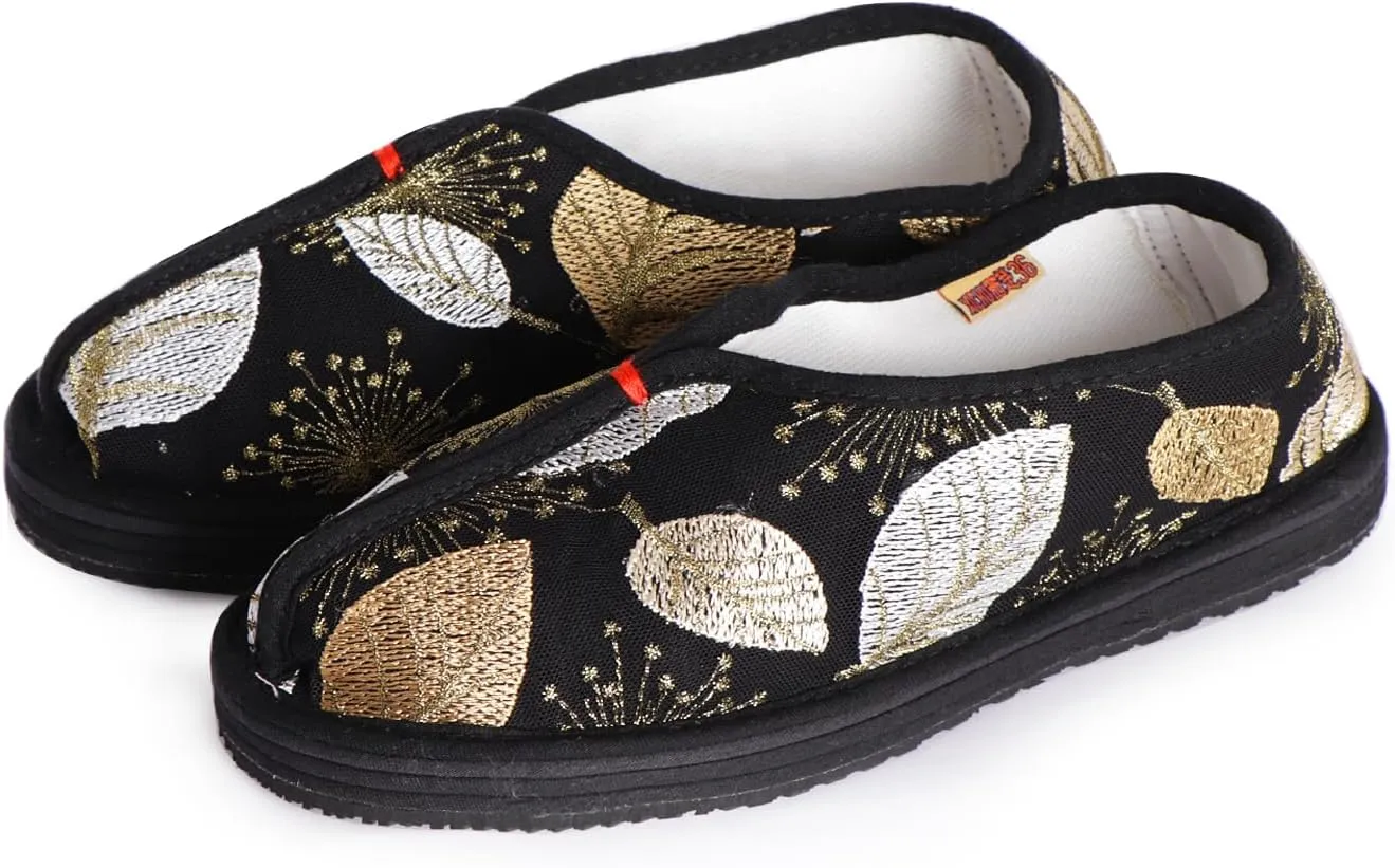 Handmade Thousand-Layer Bottom Old Beijing Embroidered Center Seam Shoes Chinese Style Cloth Shoes Loafer