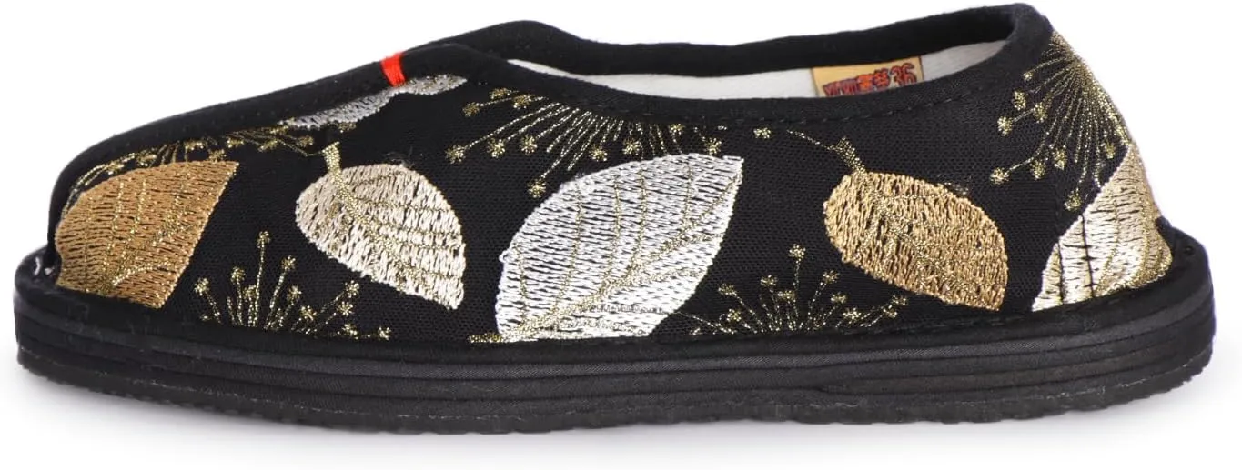 Handmade Thousand-Layer Bottom Old Beijing Embroidered Center Seam Shoes Chinese Style Cloth Shoes Loafer