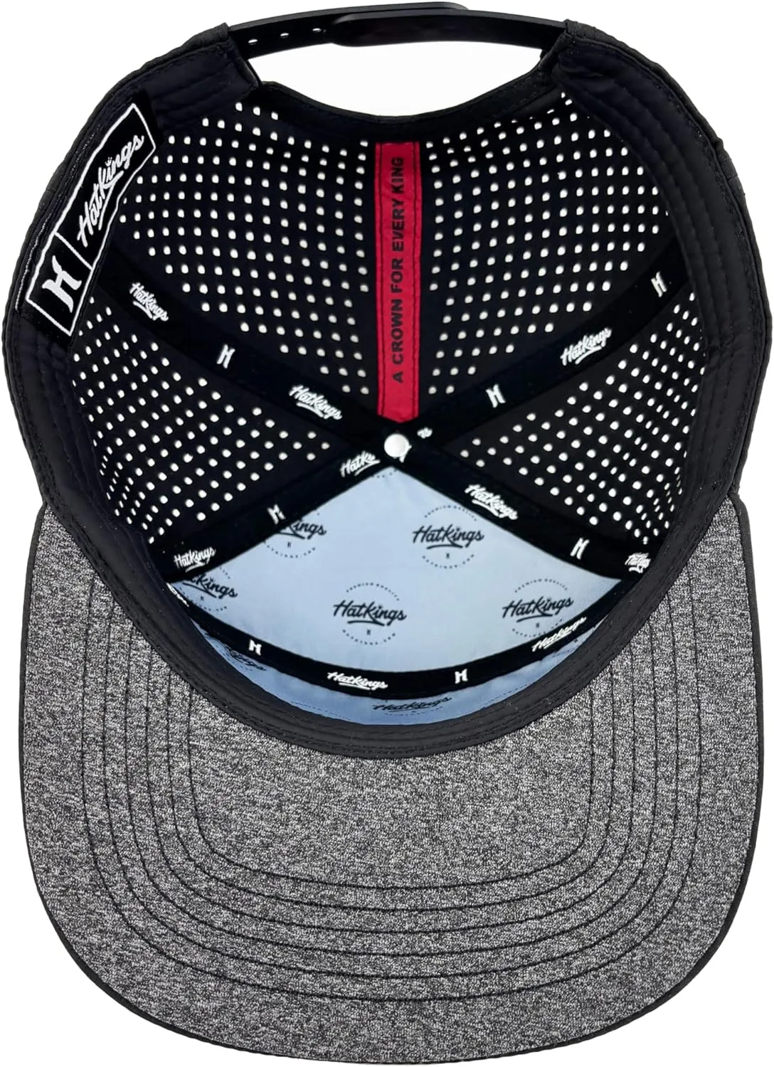 HatKings Performance Trucker Snapback Hat – Water & Sweat Resistant, Lightweight Moisture-Wicking Cap