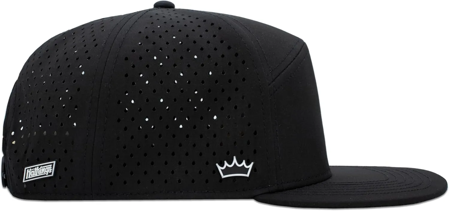HatKings Performance Trucker Snapback Hat – Water & Sweat Resistant, Lightweight Moisture-Wicking Cap