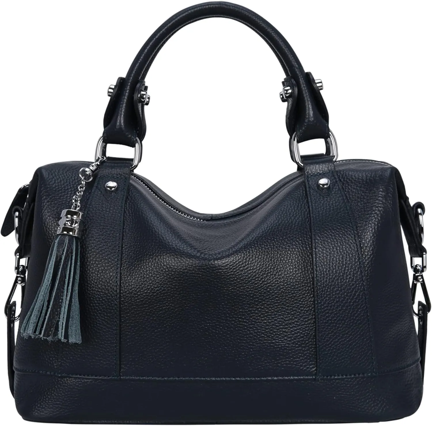 HESHE Womens Genuine Leather Handbags Purse Crossbody Satchel Tote Bags Ladies Real Leather Bags