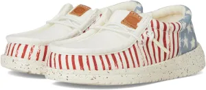 Hey Dude Boys' Wally Patriotic Slip-On Casual Shoe