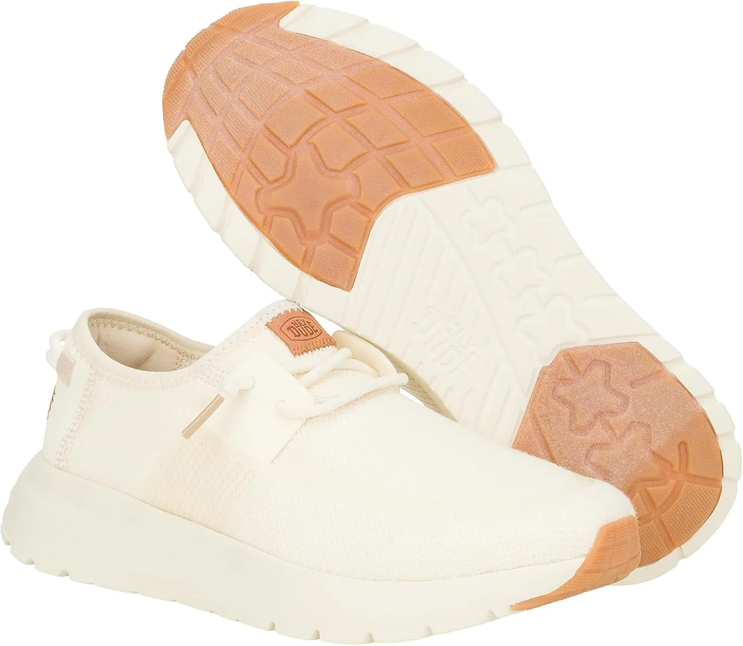 Hey Dude Women's Sirocco W Neutrals Cream Loafer Flat