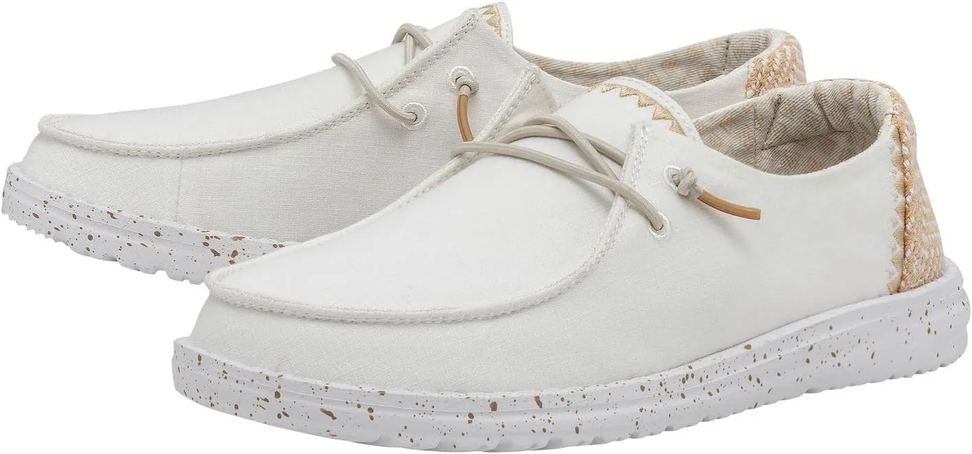 Hey Dude Women's Wendy Chambray Lace-Up Loafer
