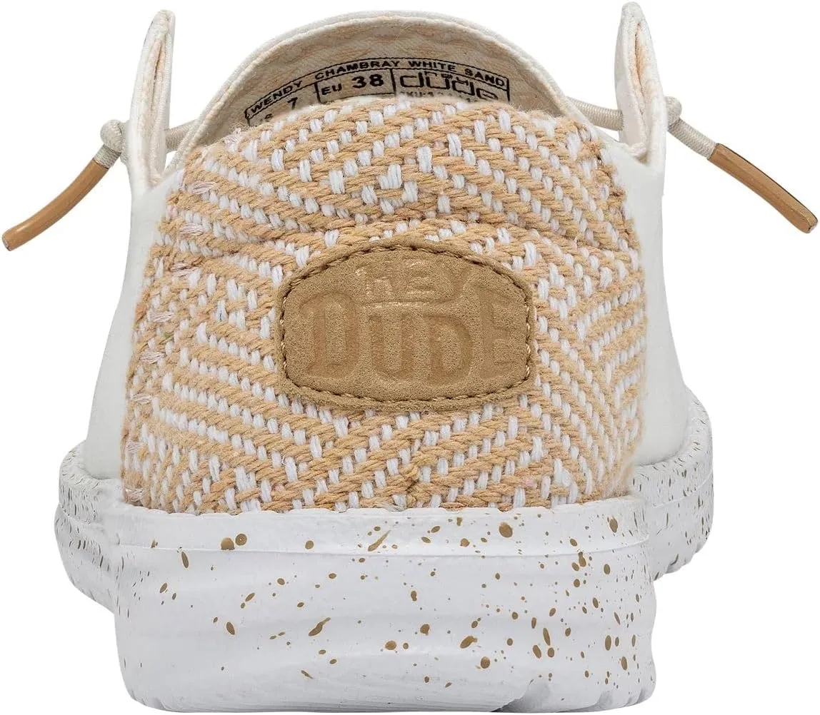 Hey Dude Women's Wendy Chambray Lace-Up Loafer