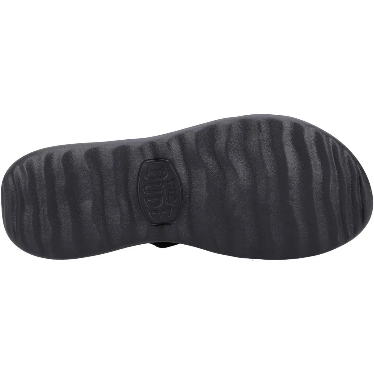 HEYDUDE Carson Sandal Black/Black