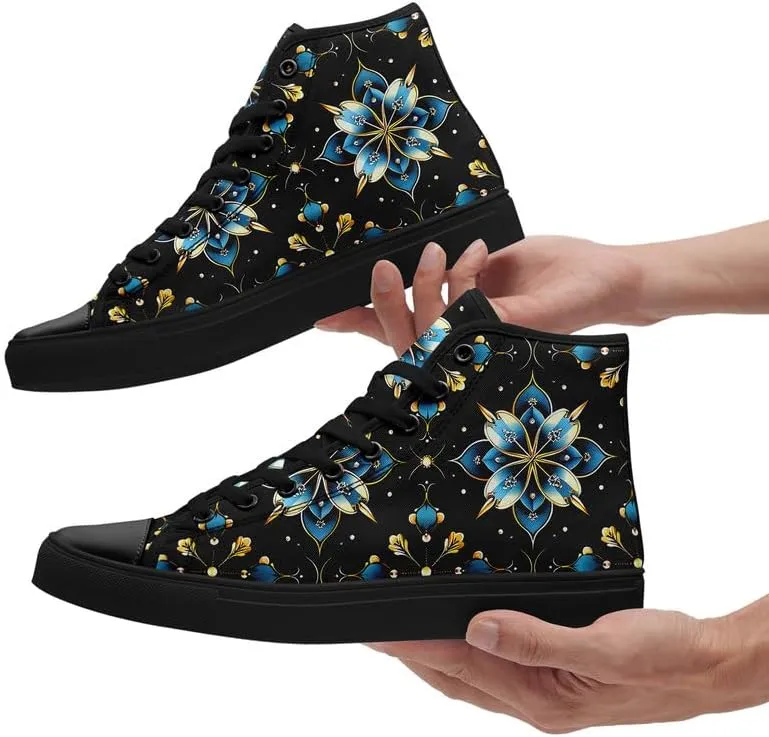 High-top Canvas Shoes for Girls Boys Lightweight Yoga Casual Walking Sneakers Anti-Slip White Flat Footwear Unisex