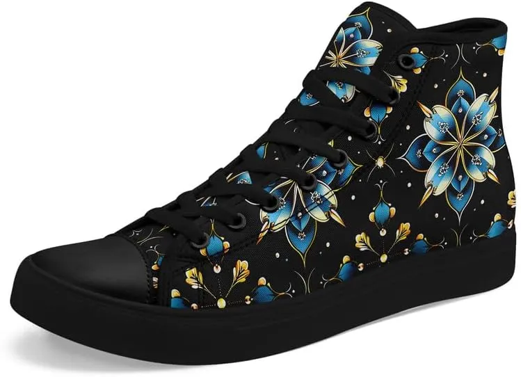 High-top Canvas Shoes for Girls Boys Lightweight Yoga Casual Walking Sneakers Anti-Slip White Flat Footwear Unisex