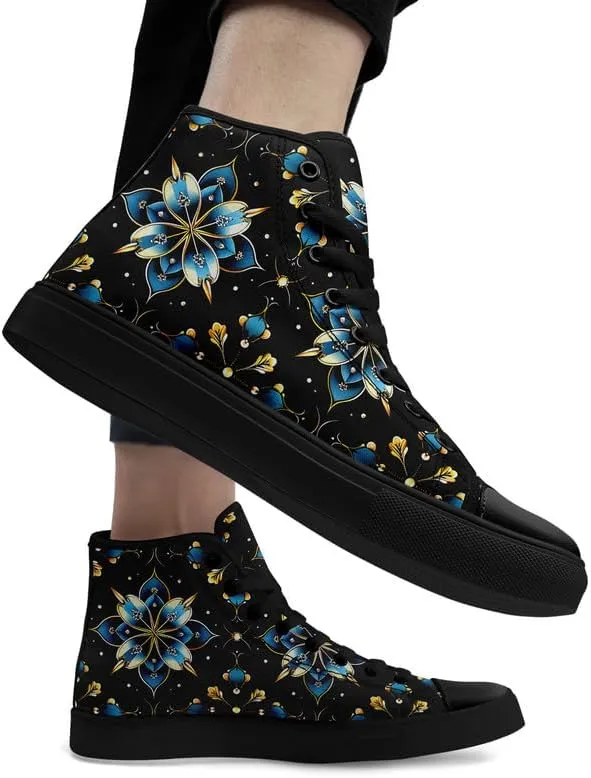 High-top Canvas Shoes for Girls Boys Lightweight Yoga Casual Walking Sneakers Anti-Slip White Flat Footwear Unisex
