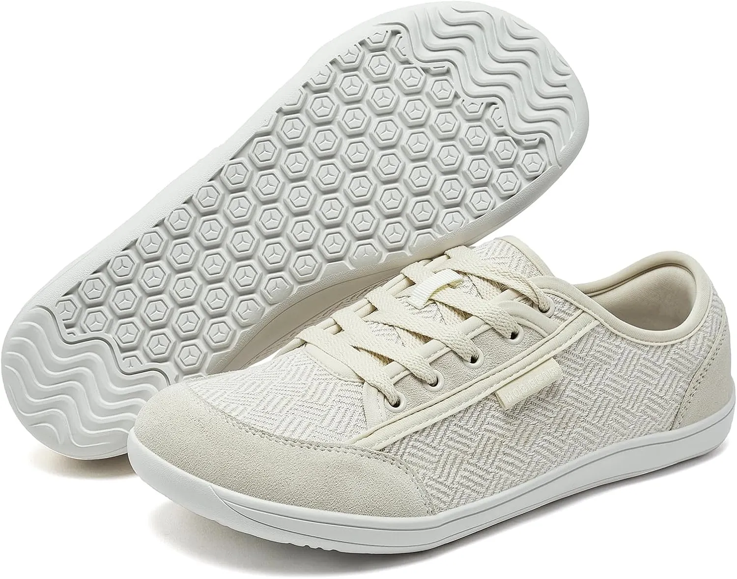 HOBIBEAR Barefoot Shoes for Women Men Zero Drop Sole Wide Toe Box Walking Sneakers