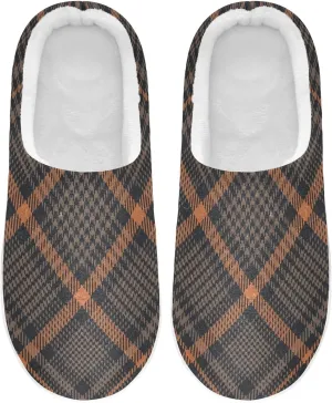 Home Memory Foam Shoes for Men Woman Plush Lining Anti-Slip Rubber Sole Sandal Slippers Bedroom Home Office Travel