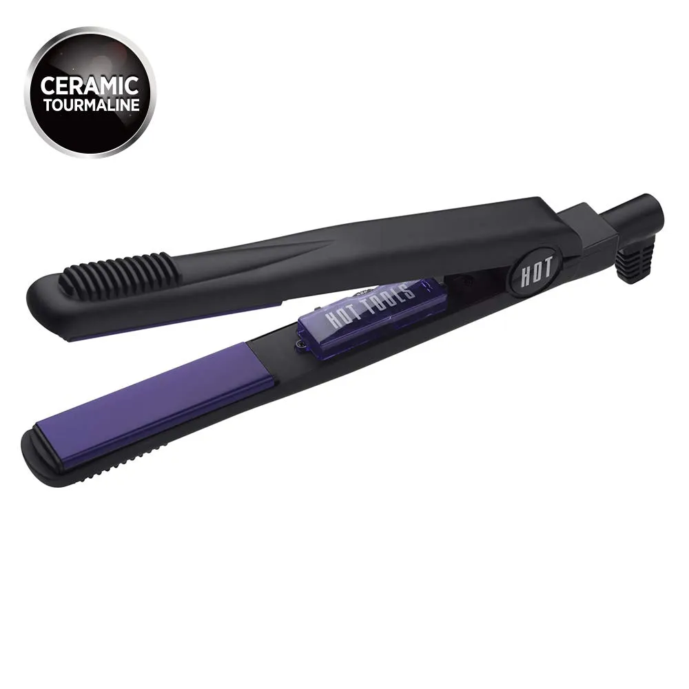 HOT TOOLS Professional Ceramic   Tourmaline Lightweight Flat Iron, 1 Inch