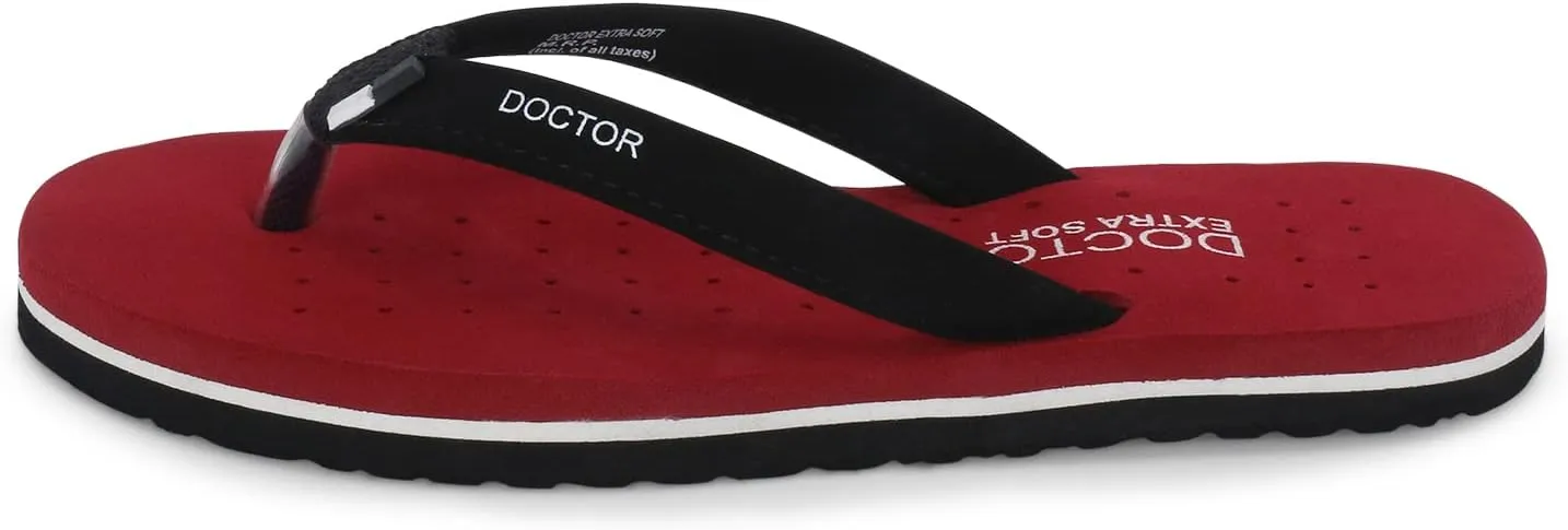 House Slipper for Women's Care Dr Orthopaedic Super Comfort Fitting Flat Cushion Chappal Flip-Flop for Ladies and Girl’s OR-D-19