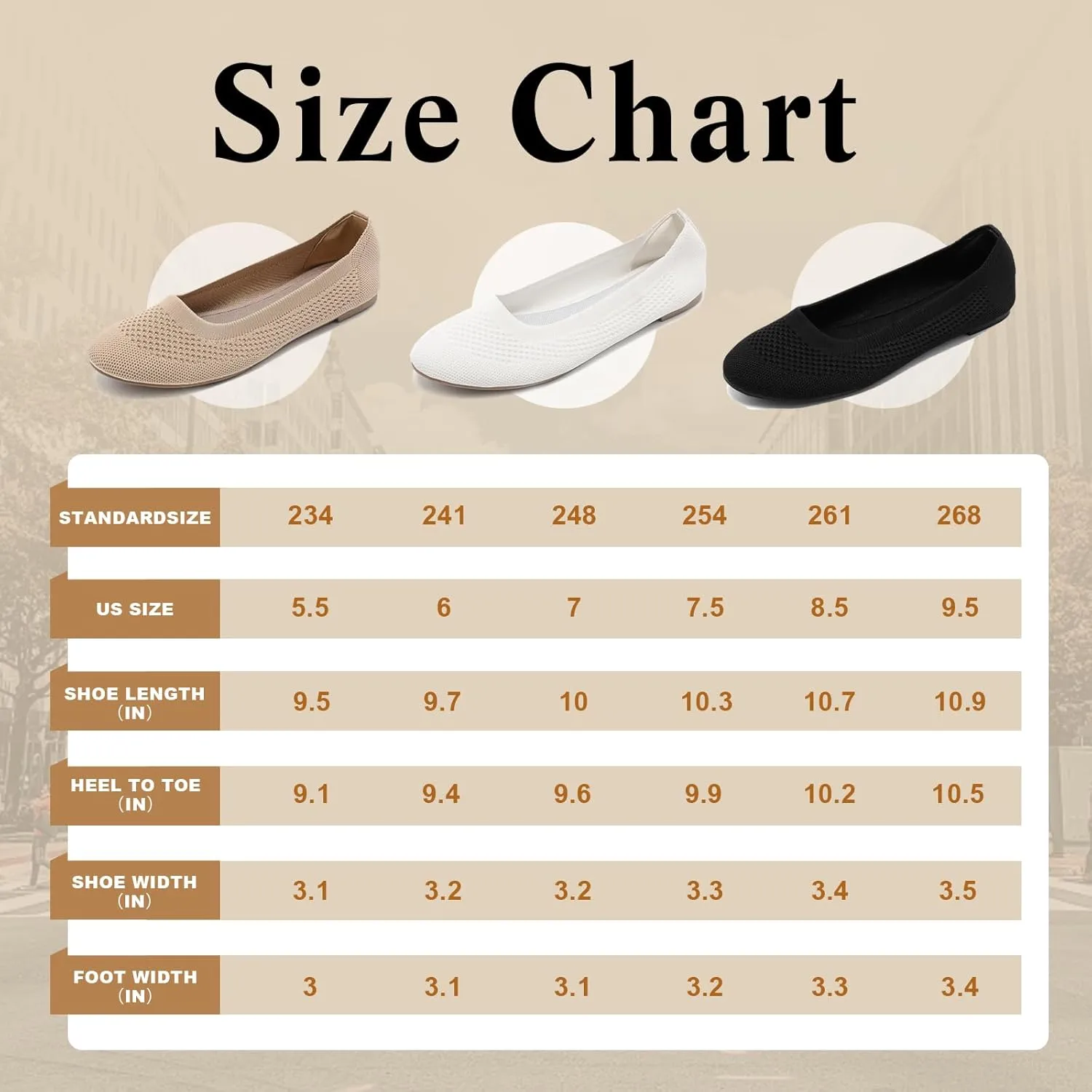 Hsttgsr Women's Ballet Flats Shoes Beige Comfortable Casual Dressy Mesh Shoes Slip On Ballerina Office Walking
