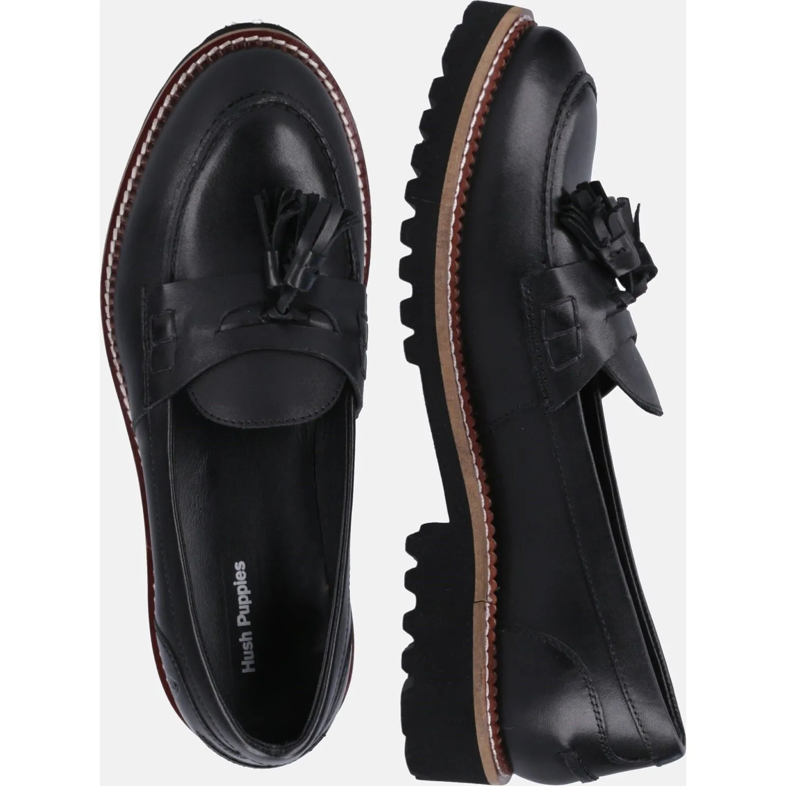 Hush Puppies Women's Ginny Loafer in Black