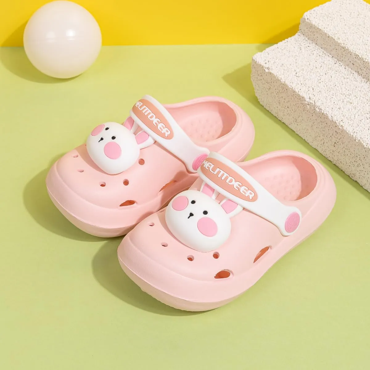 Infant Toddler Boys Girls Cute Garden Water Clogs Slip On Sandals Slides Lightweight Slipper Outdoor Summer Swimming Pool Infant Children Beach Pool Shoes