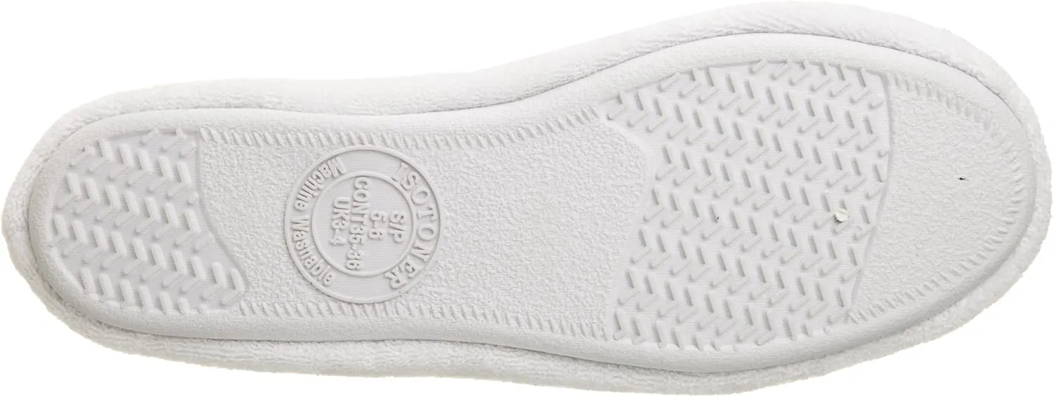 isotoner Women's Terry Ballerina Slipper Clog
