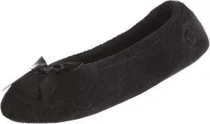 isotoner Women's Terry Ballerina Slipper Clog