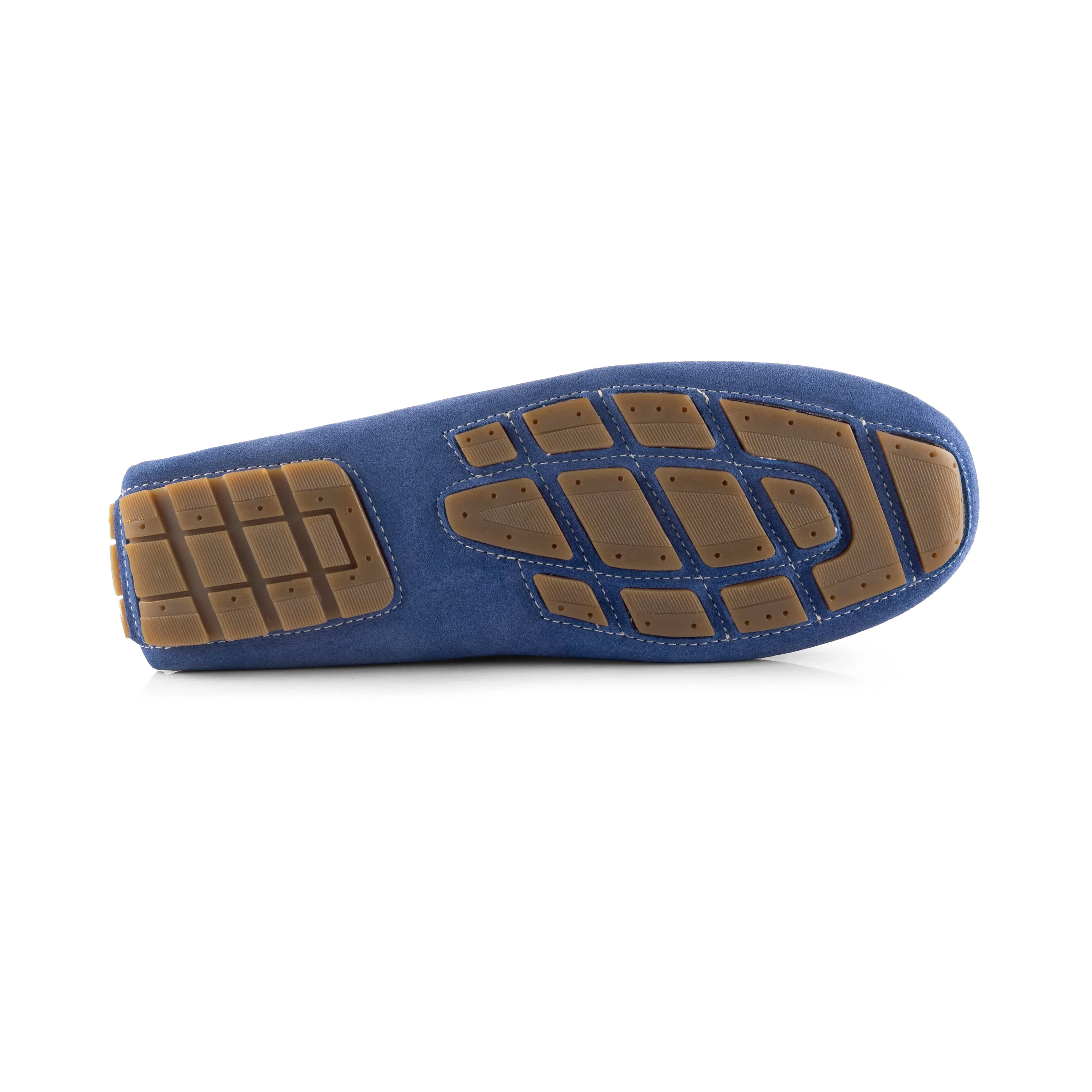 Jackson Suede Leather Driving Loaferss - Blue