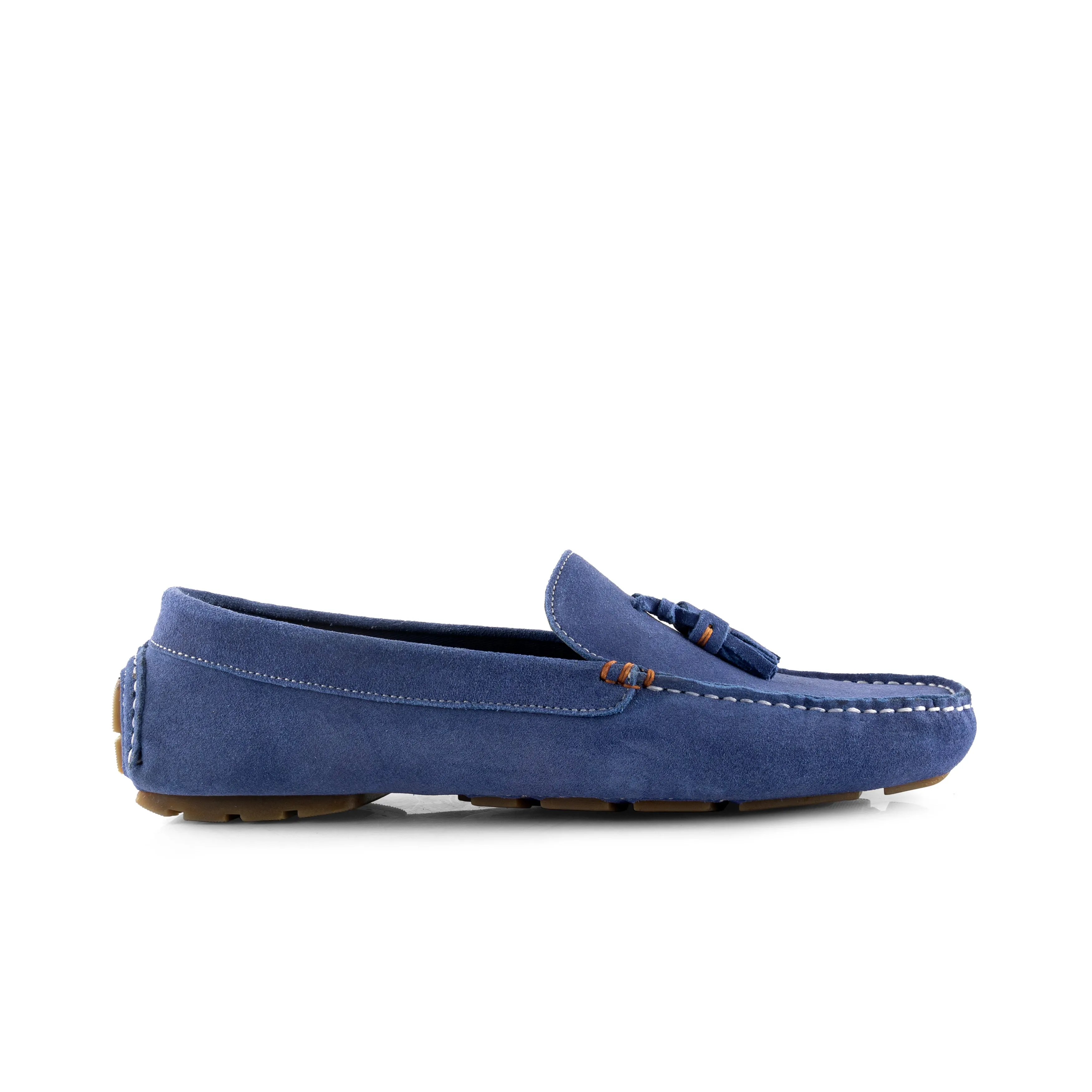 Jackson Suede Leather Driving Loaferss - Blue