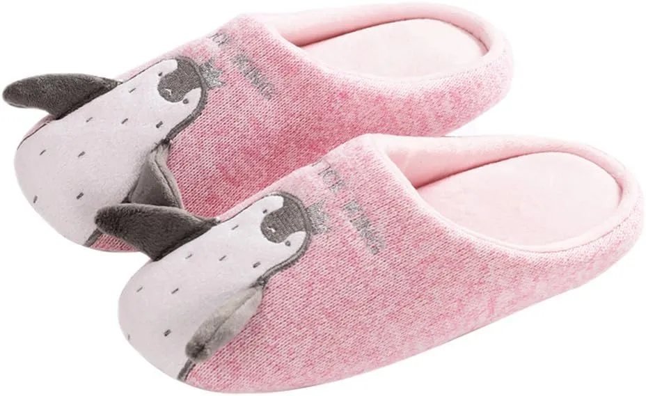 JadeRich Unisex Penguin Shoes Soft Fleece Home Slipper Cozy Warm Fluffy Indoor Outdoor Slippers