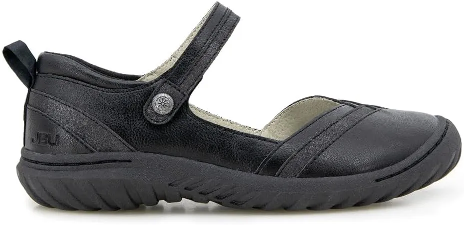 JBU Women's Raven Fashion Comfort Casual Classic Mary Jane Flat