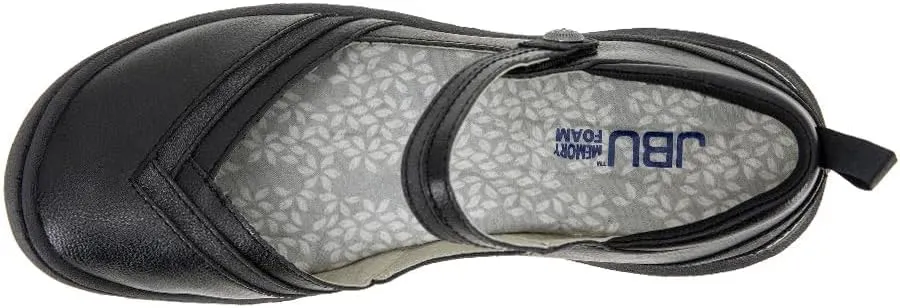 JBU Women's Raven Fashion Comfort Casual Classic Mary Jane Flat