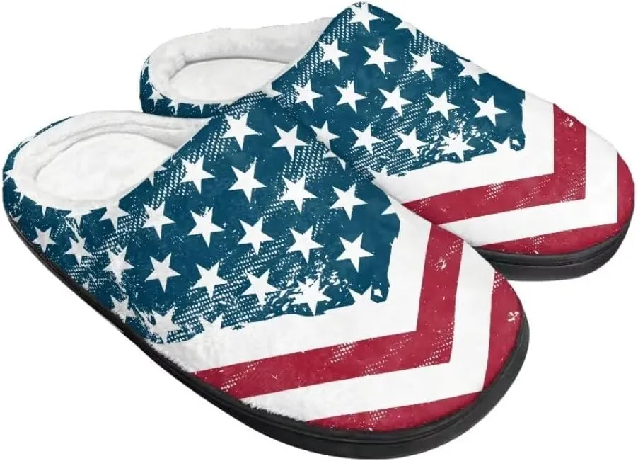 Jeiento Slippers for Women Warm Cotton Memory Foam Scuff Slippers Fuzzy Fluffy Spa Hotel House Home Indoor Slippers for Ladies