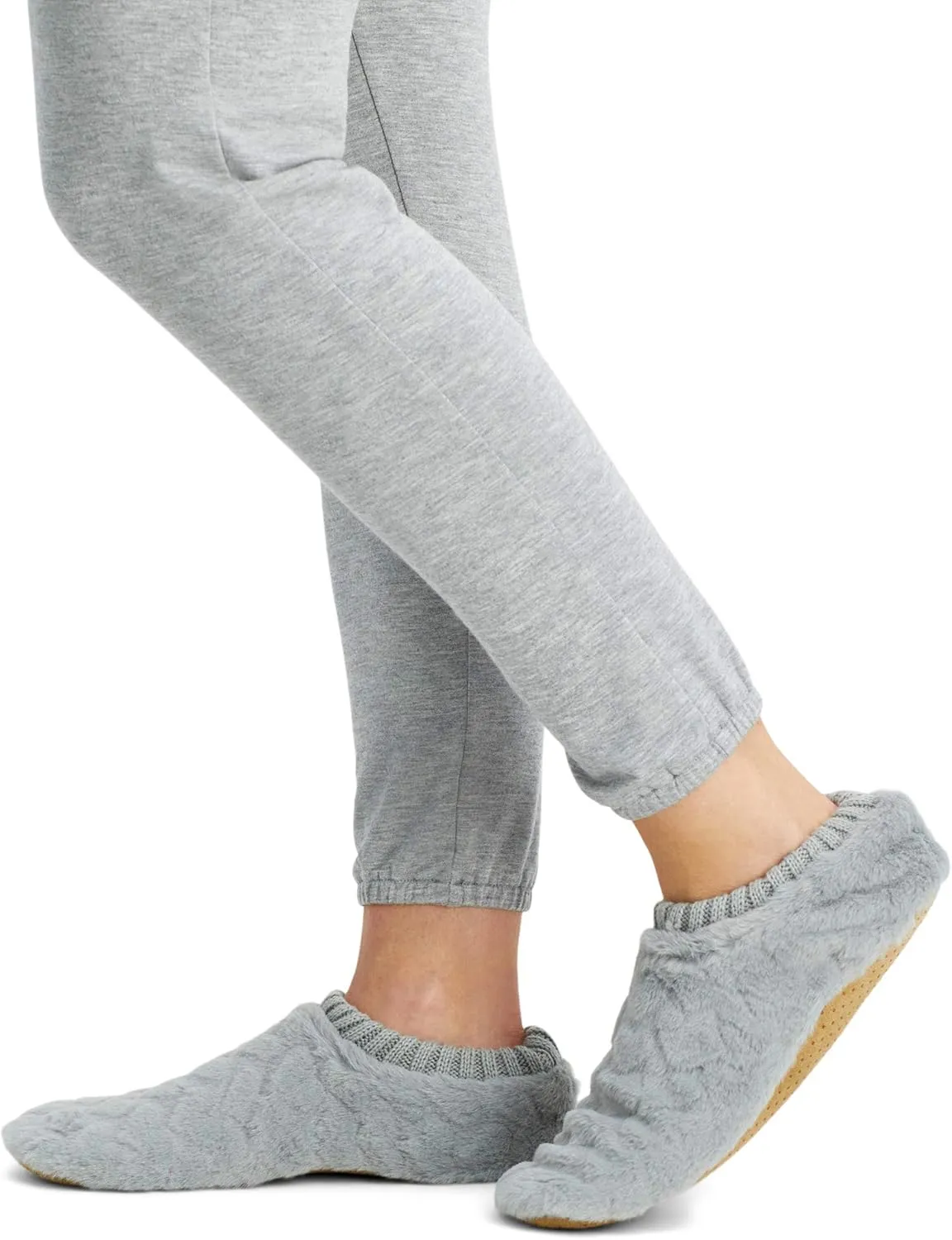 Jessica Simpson Women’s and Girl’s Plush Fleece Lined Slipper Socks with Anti-Slip Sole- Mommy & Me Set Options
