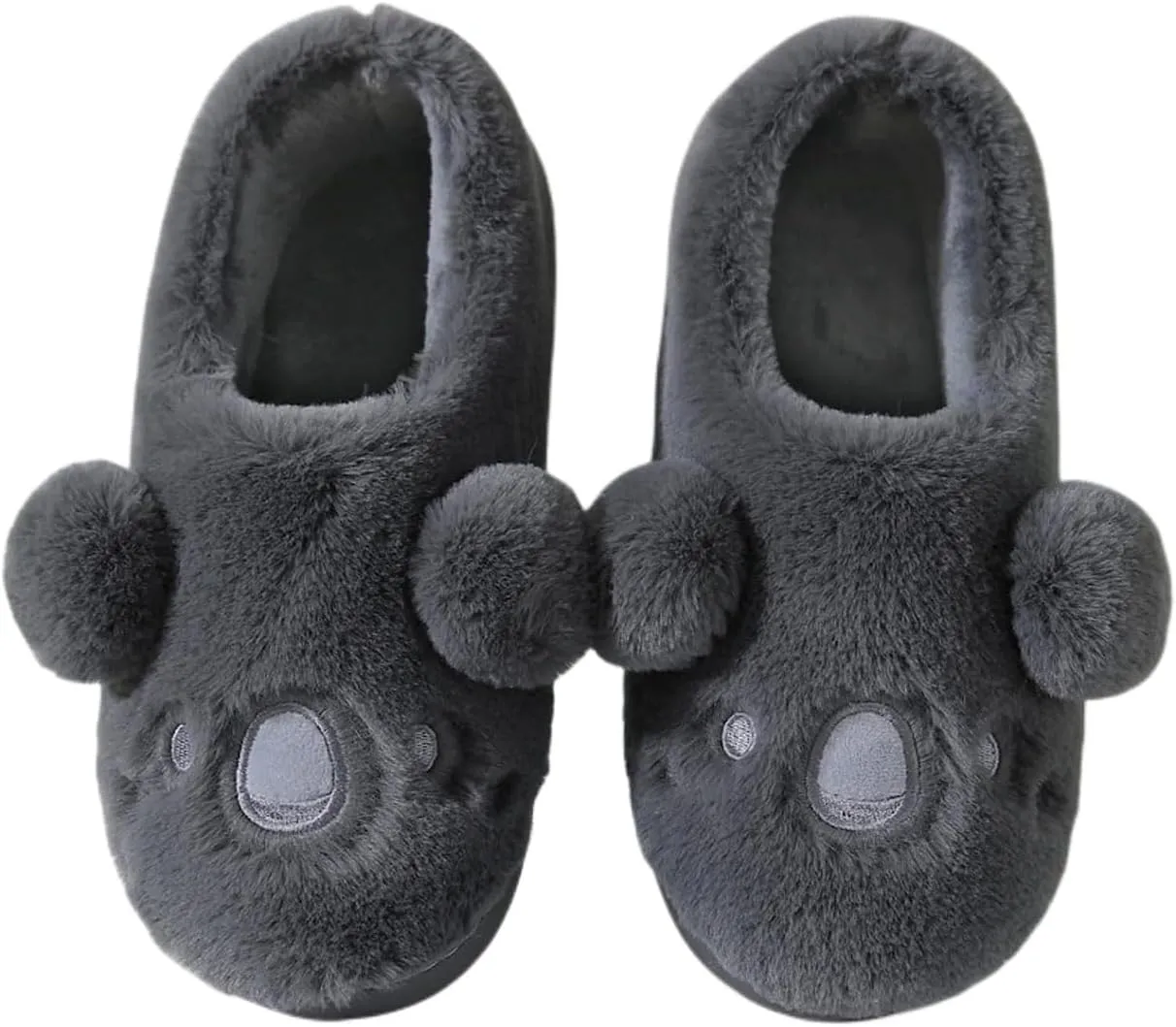 JITEM Pantuflas Cute Koala Animal Slippers for Women Men Warm Soft Fluffy Fuzzy House Shoes Fashion Indoor Outdoor Comfy Slippers Zapatillas Creative Gift