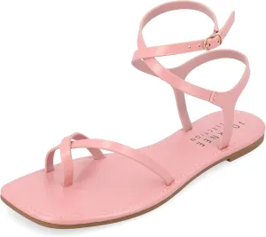 Journee Collection Women's Charra Flat Sandal