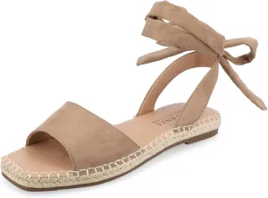 Journee Collection Women's Comfort Foam Emelie Sandal Espadrille Wedge