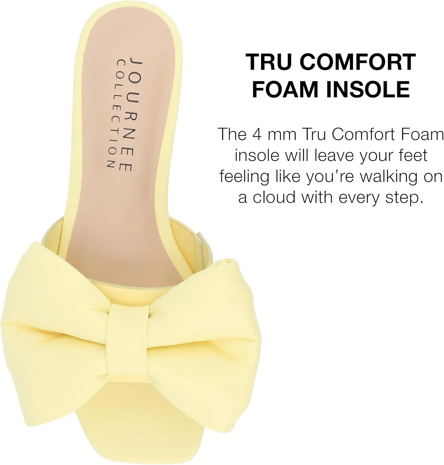Journee Collection Womens FAYRE Square toe Faux Leather Flatform Sandals
