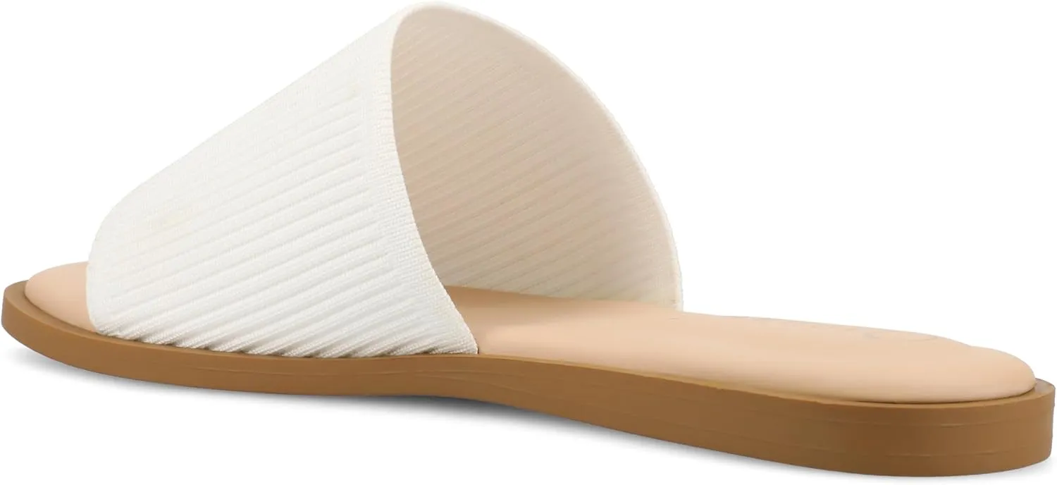 Journee Collection Women's Prisilla Slide Sandal