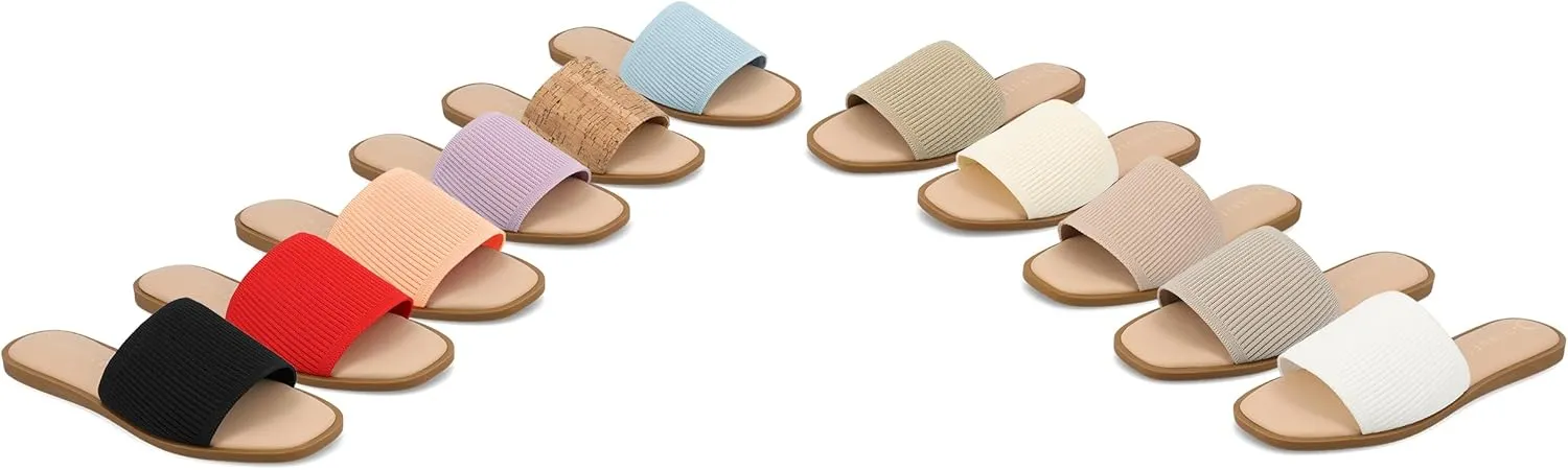 Journee Collection Women's Prisilla Slide Sandal