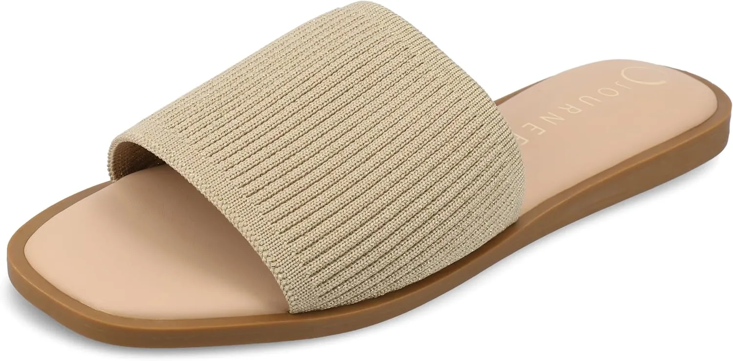 Journee Collection Women's Prisilla Slide Sandal
