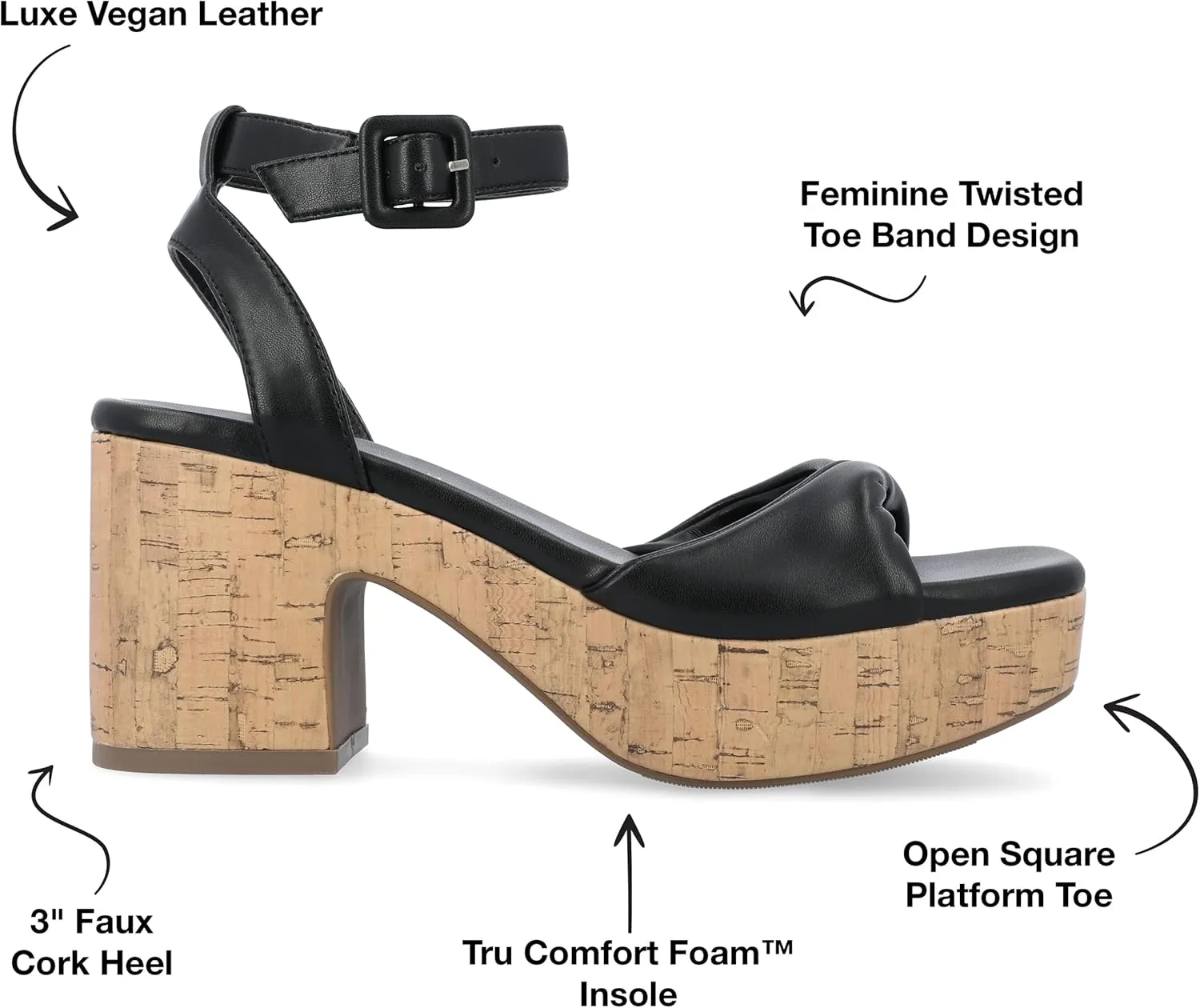 Journee Women's Comfort Foam Eianna Sandals
