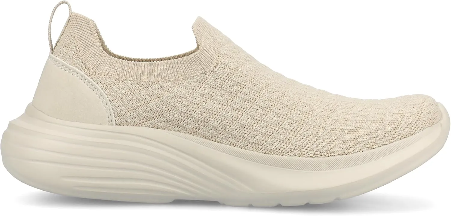 Journee Womens cushioned footbeds Linnea slip-on sneaker textile uppers round-toe