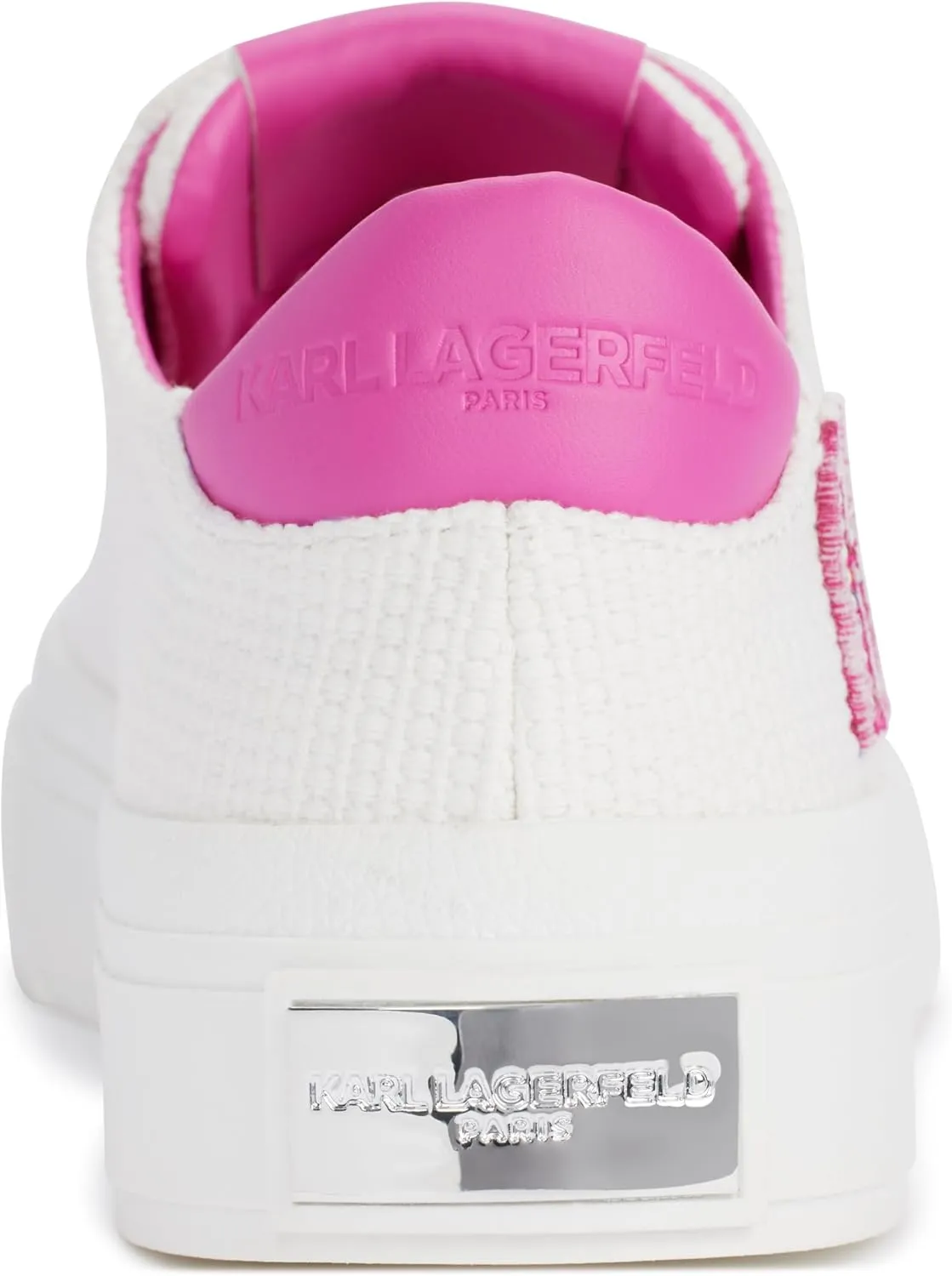 Karl Lagerfeld Paris Women's Cushioned Insole Everyday Gida-Lace Up Sneaker